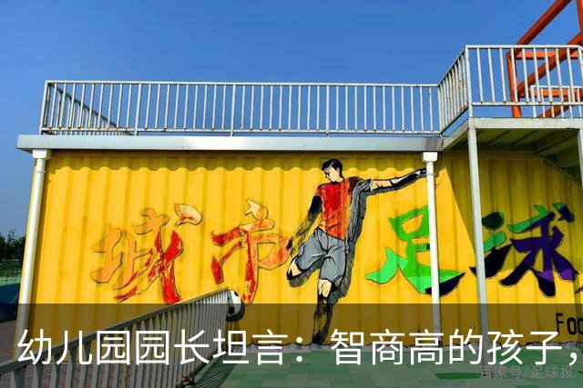 幼儿园园长坦言：智商高的孩子，往往看着很“胆小”